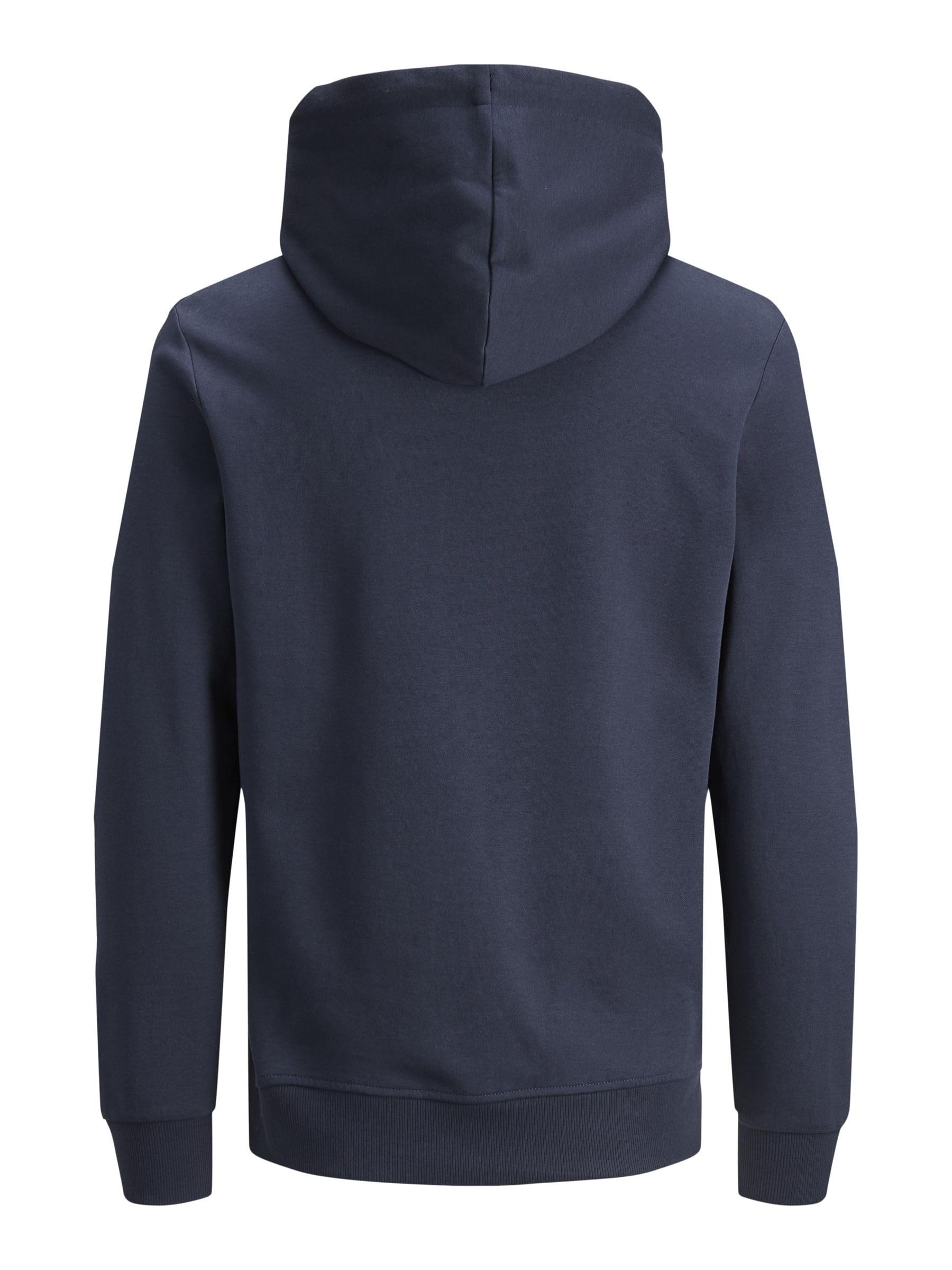 Jack & Jones Mężczyźni Jjebasic Sweat Hood Noos Bluza, Czarny, M