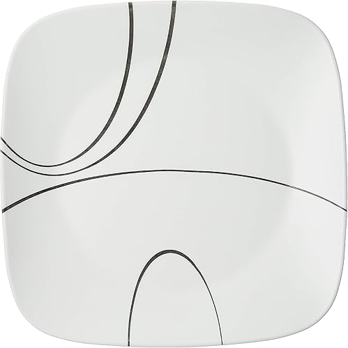 Corelle juego de 6 platos con líneas simples Platos de cena  Blanco disponible en Yaxa Colombia