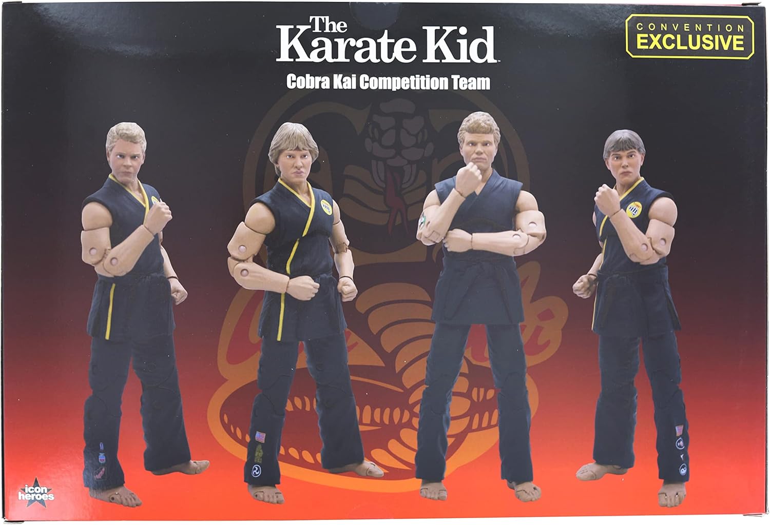 The Karate Kid Cobra Kai Competition Team Action Figure Box Set
