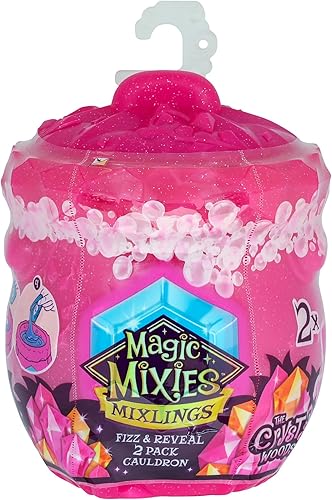 Miniatura 7 de Magic Mixies Mixlings Paquete de 2 Calderos con Magical Fizz y Reveal Unboxing. Duplica la Magia y Revela 2 Mixlings de la Serie Crystal Woods. 40