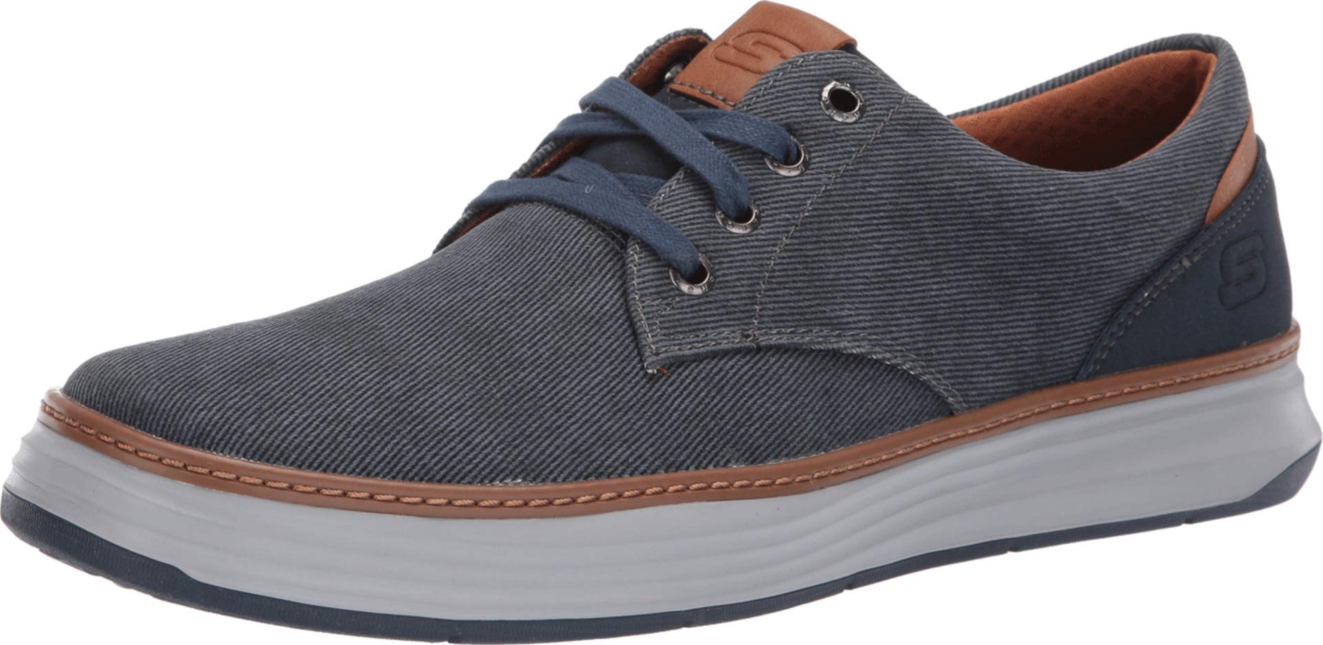 Skechers MORENO Canvas Oxford Mens Skechers Men's Moreno Canvas Oxford Shoe