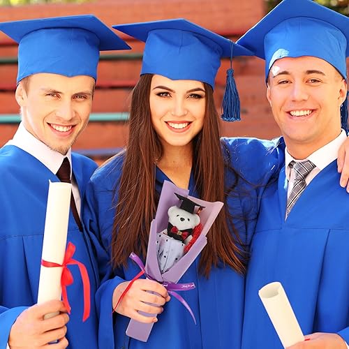 Miniatura 3 de Amosfun Ramo de osos de graduación de animales de peluche clase 2023, ramo de oso de peluche para regalos de graduación, suministros de fiesta de