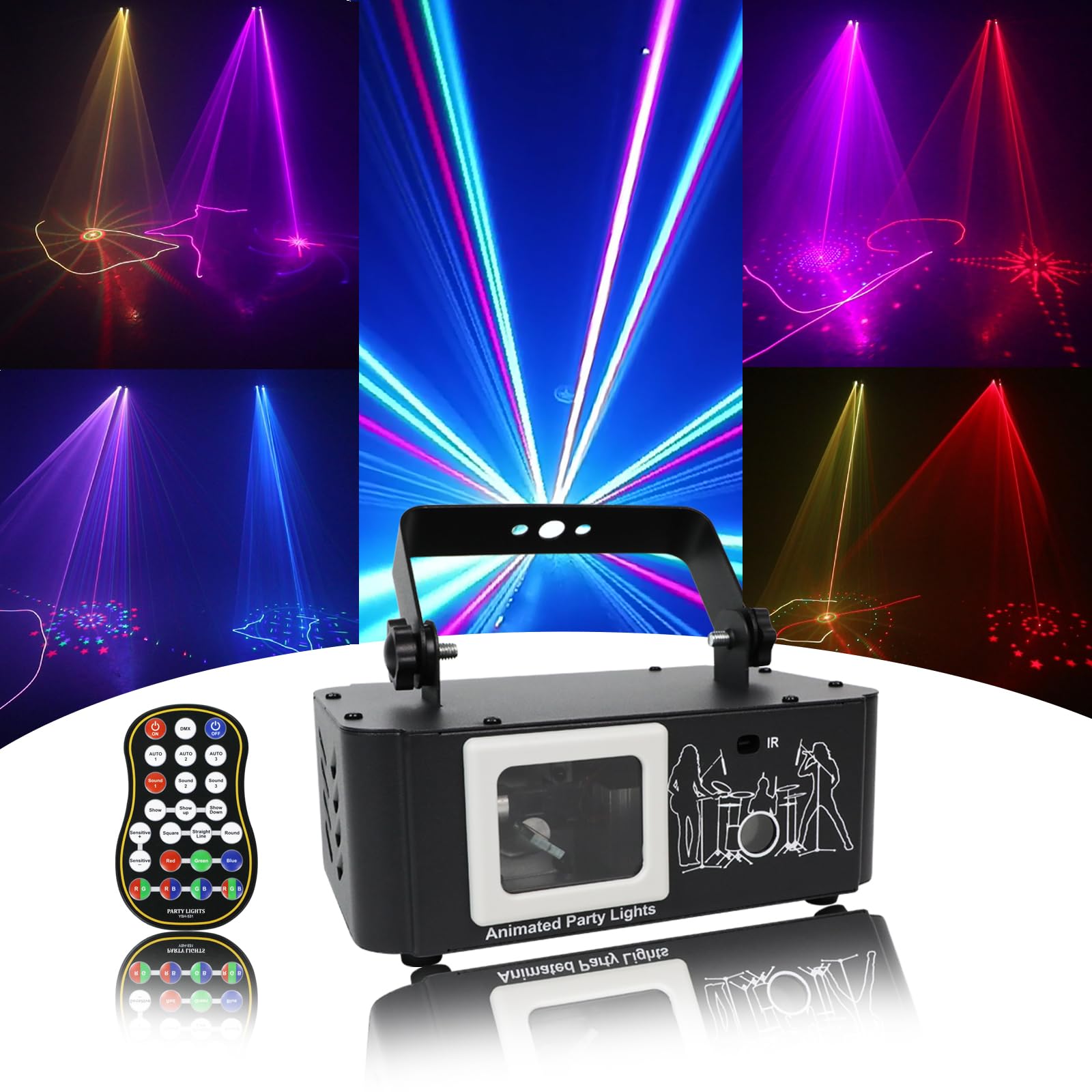 Amazon.com: RGB Laser DJ Light – Full-Color Scanning Beams