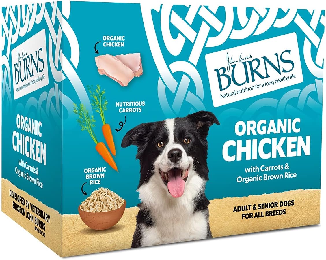 Burns Pet Natural Nutrition Adult & Senior Wet Dog Food Organic Chicken