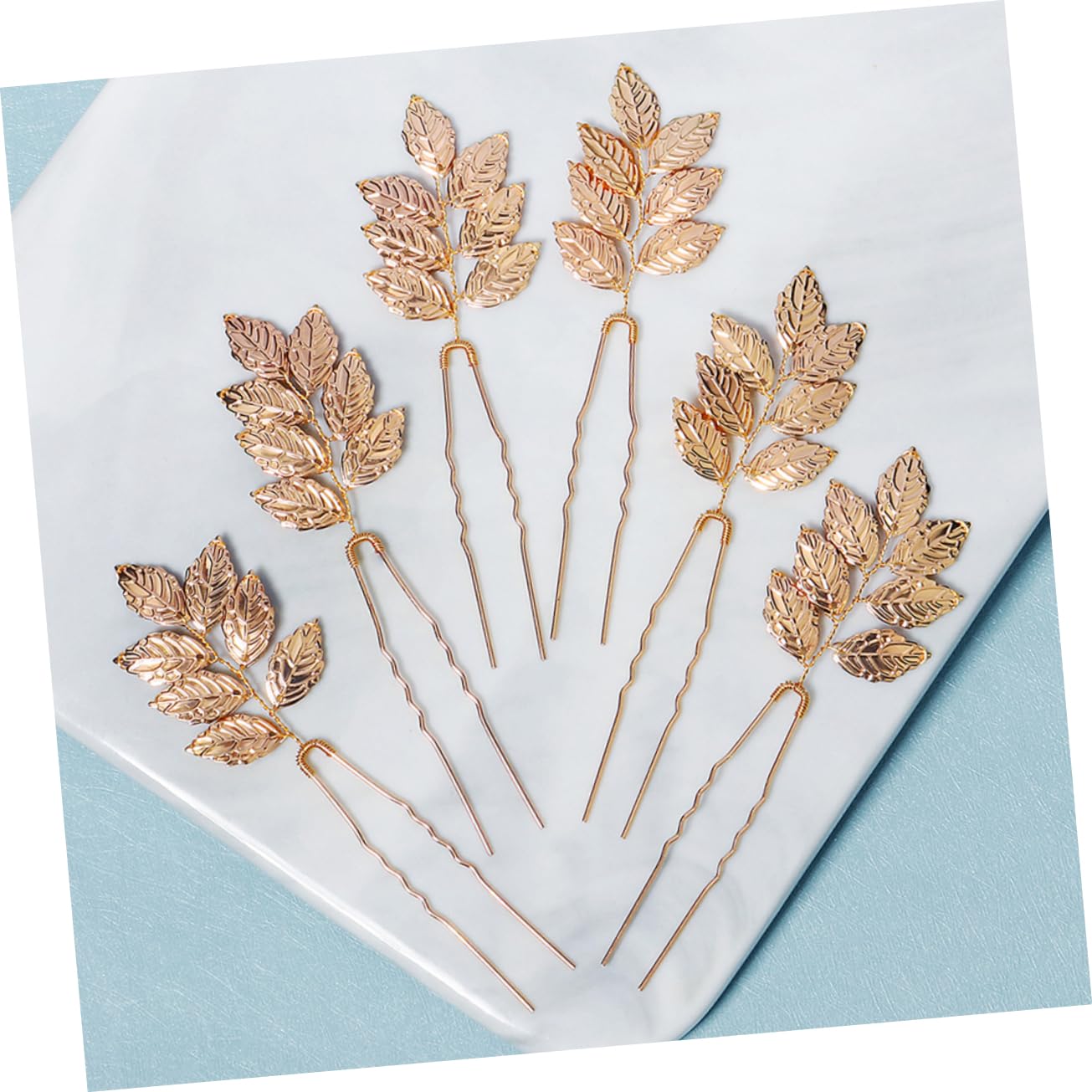 FRCOLOR 5 Sets Dekorative Haarnadel Braut Hochzeit Haarschmuck Haarkamm Für Die Braut Gold Haarnadel Für Frauen 6 Stück * 5