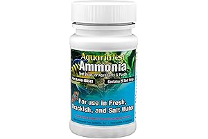 Industrial Test Systems 483343 AquariaTest 1 Ammonia, 1 Minute Test Time (Bottle of 25)