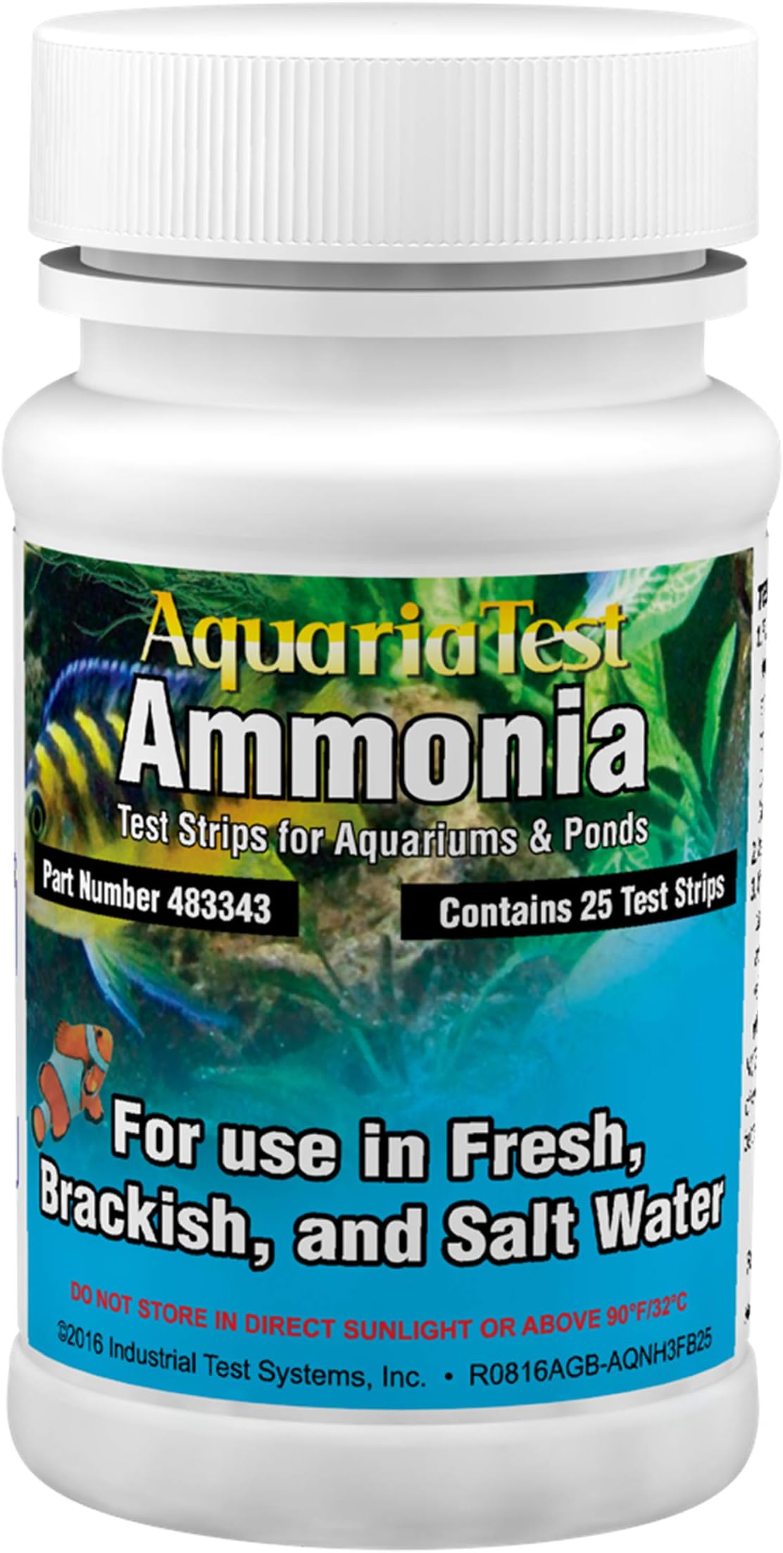 Industrial Test Systems483343 AquariaTest 1 Ammonia, 1 Minute Test Time (Bottle of 25)