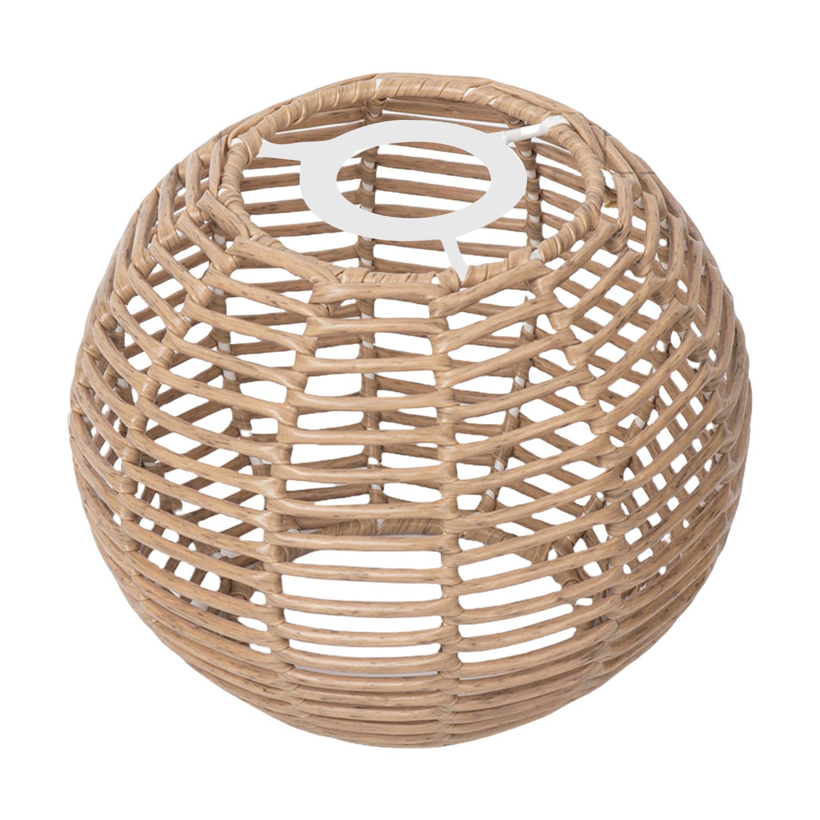 Woedpez 546B Rattan Lampshades Ceiling Light Shade Suitable For Bedroom Restaurants And Living Spaces With Soft Lighting Rattan Light Fixture