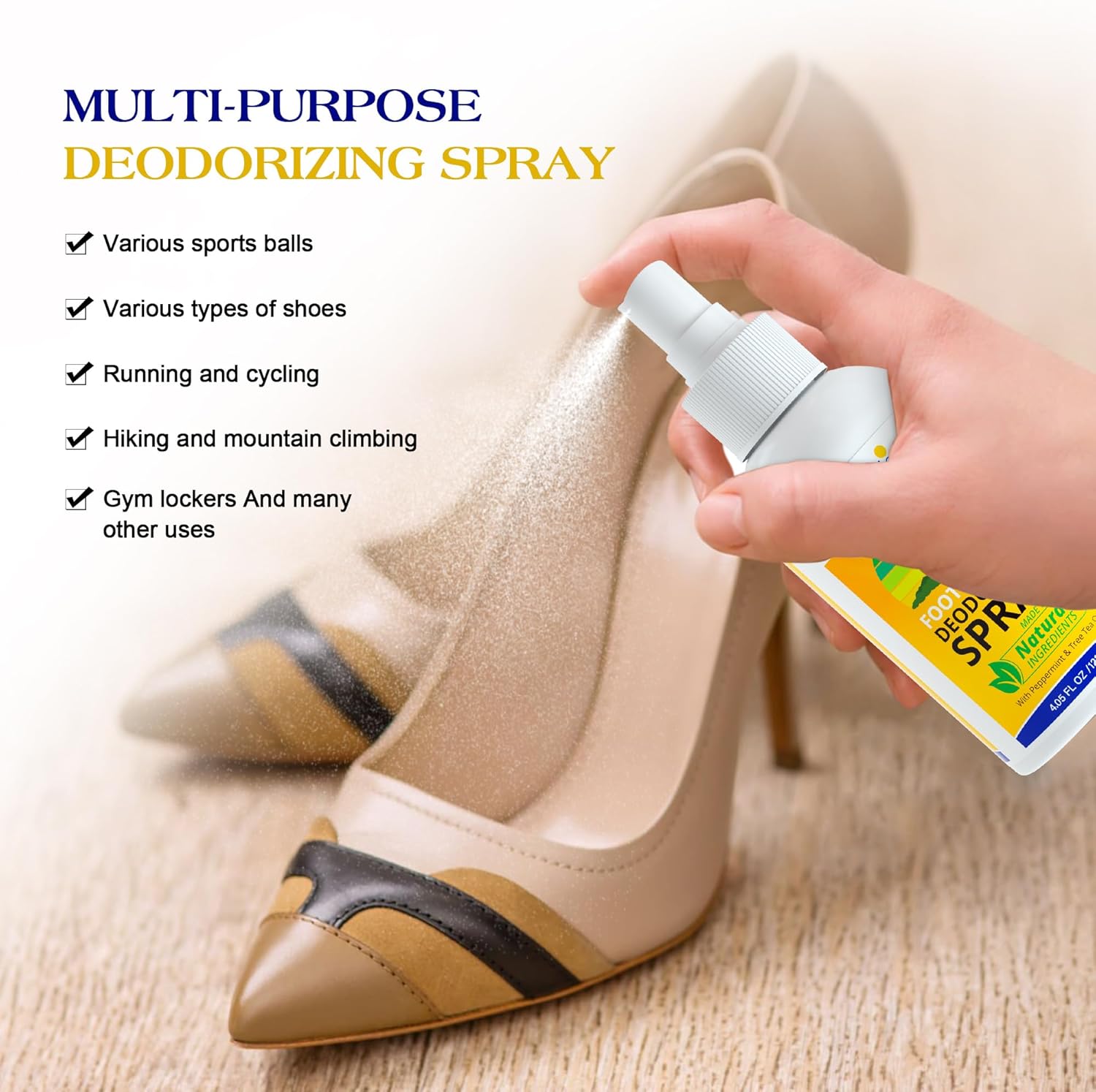 Shoe Deodorizer and Foot Spray- Natural Formula for Ghana Ubuy