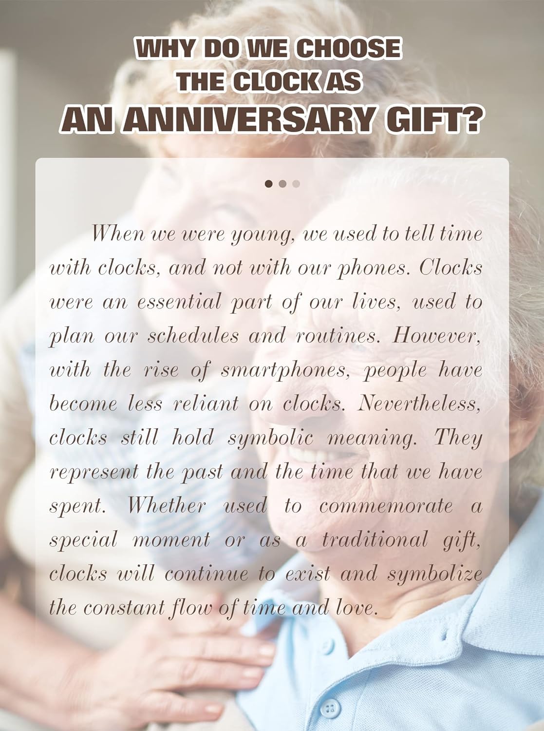 DEEWISH 30th Wedding Anniversary Clock, Best Gifts Ideas for Couple Parents Wife Husband Pearl 30 Years of Marriage for Him Her - Image 4