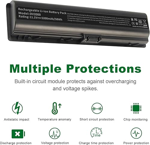 Miniatura 4 de Fancy Buying Nueva batería del ordenador portátil DV2000 para HP Pavilion DV2100 DV2500 DV6000 DV6700 Series P/N: 441425-001 446506-001 446507-001