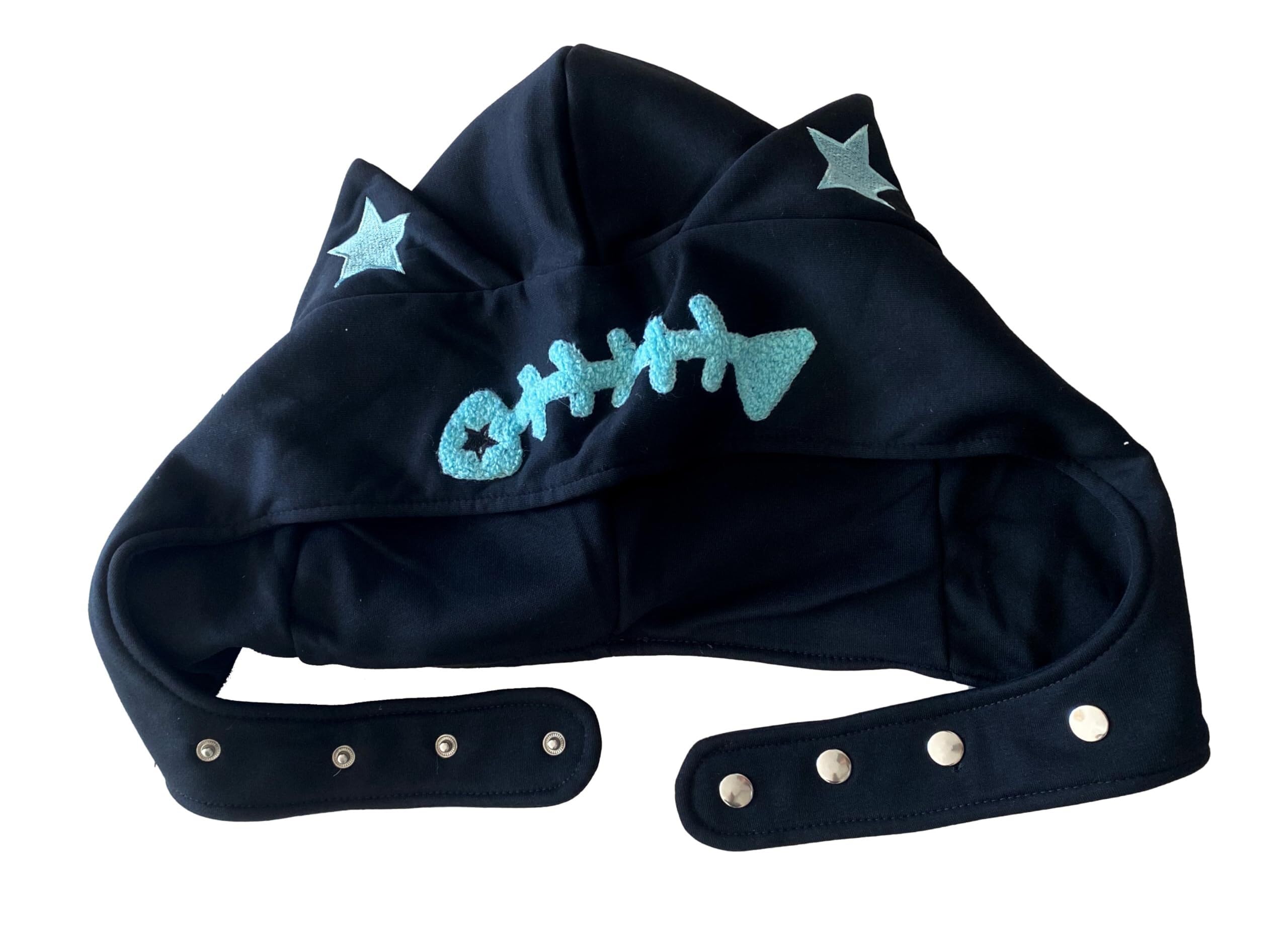 Kawaii Cartoon Zip Up Hoodies Y2K Harajuku Cat Ear Sweatshirts Oversize Japanese Graphic Jacket Cutecore Alt Emo Clothes(Hat,Large)