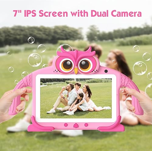 Miniatura 6 de Tableta para niños de 7 pulgadas, tableta de 32 GB para niños de 3 a 7 años, preinstalada con software para niños, muchos contenidos fuera de línea,