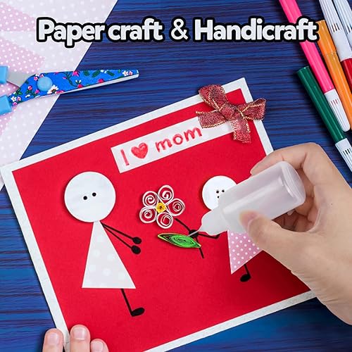 Miniatura 7 de YGDZ Botellas aplicadoras de punta de precisión, 12 botellas de pegamento de punta fina de 1 onza con 5 mini embudos