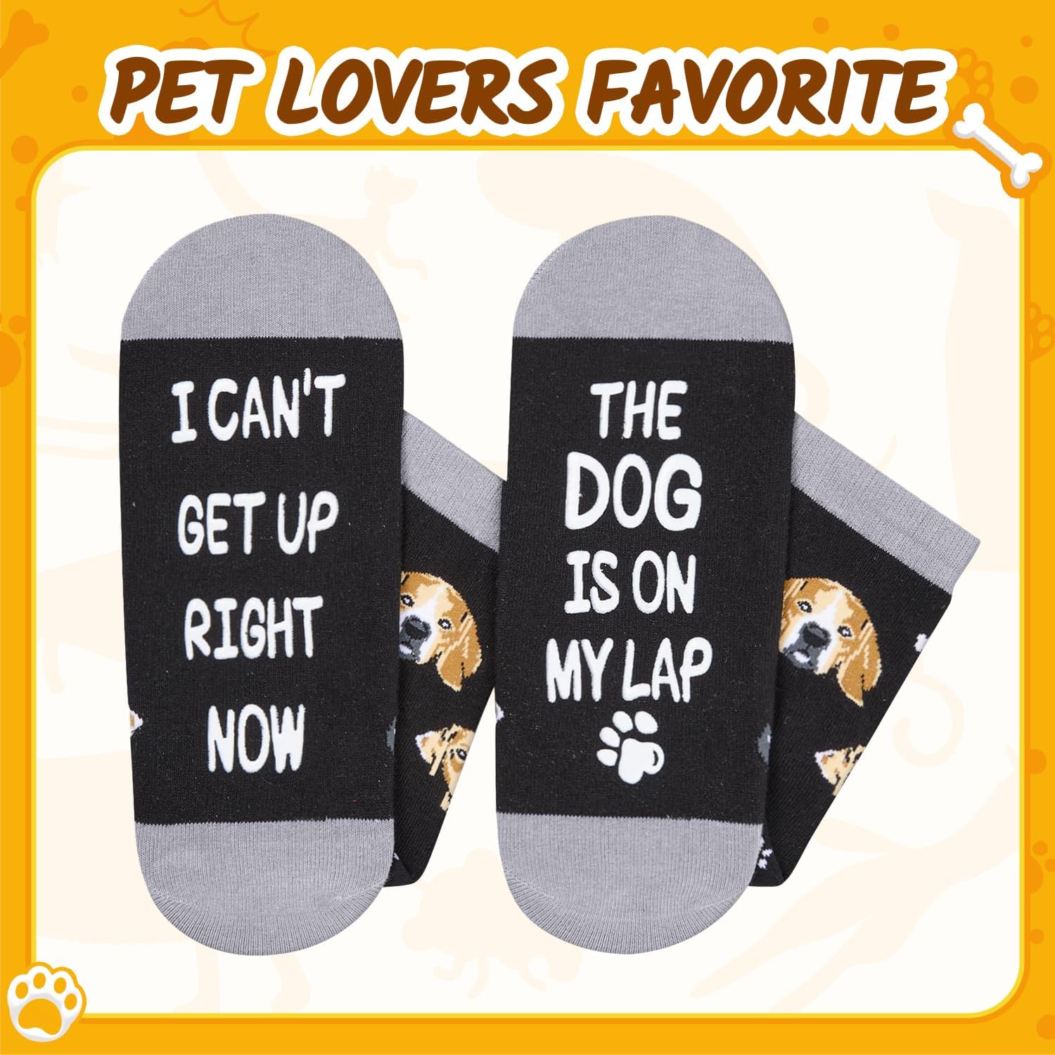 Zmart Dog Mom Dad Gifts - Funny Dog Lover Socks, Men Women Christmas Gifts - Image 4