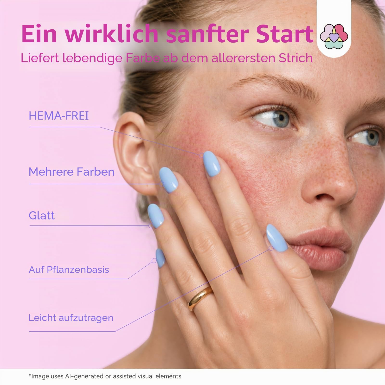 SAVILAND All-in-1 U V Nagellack Set 24 Stück HEMA-freies Gel Nägel Set | U V Soak Off Gel Polish mit Farbkarte Unterlack Überlack Builder Gel für Nagel Design Salons Geschenke für Frauen 10 ml