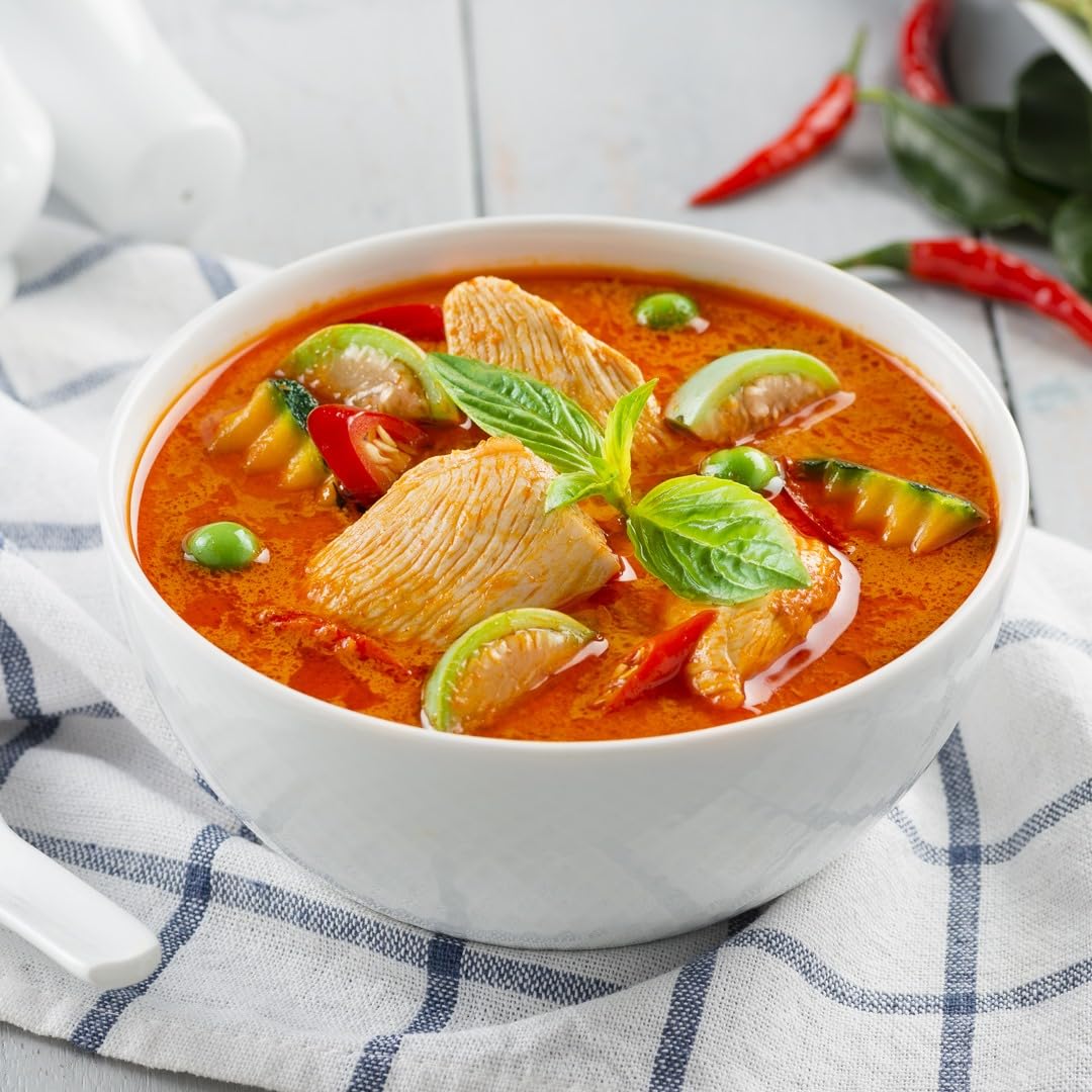 YIJIA | PACK 3x400gr Salsa Curry en pasta Tailandés (Rojo, Amarillo, Verde) - Aroy-D Salsa Curry de Tailandia Original