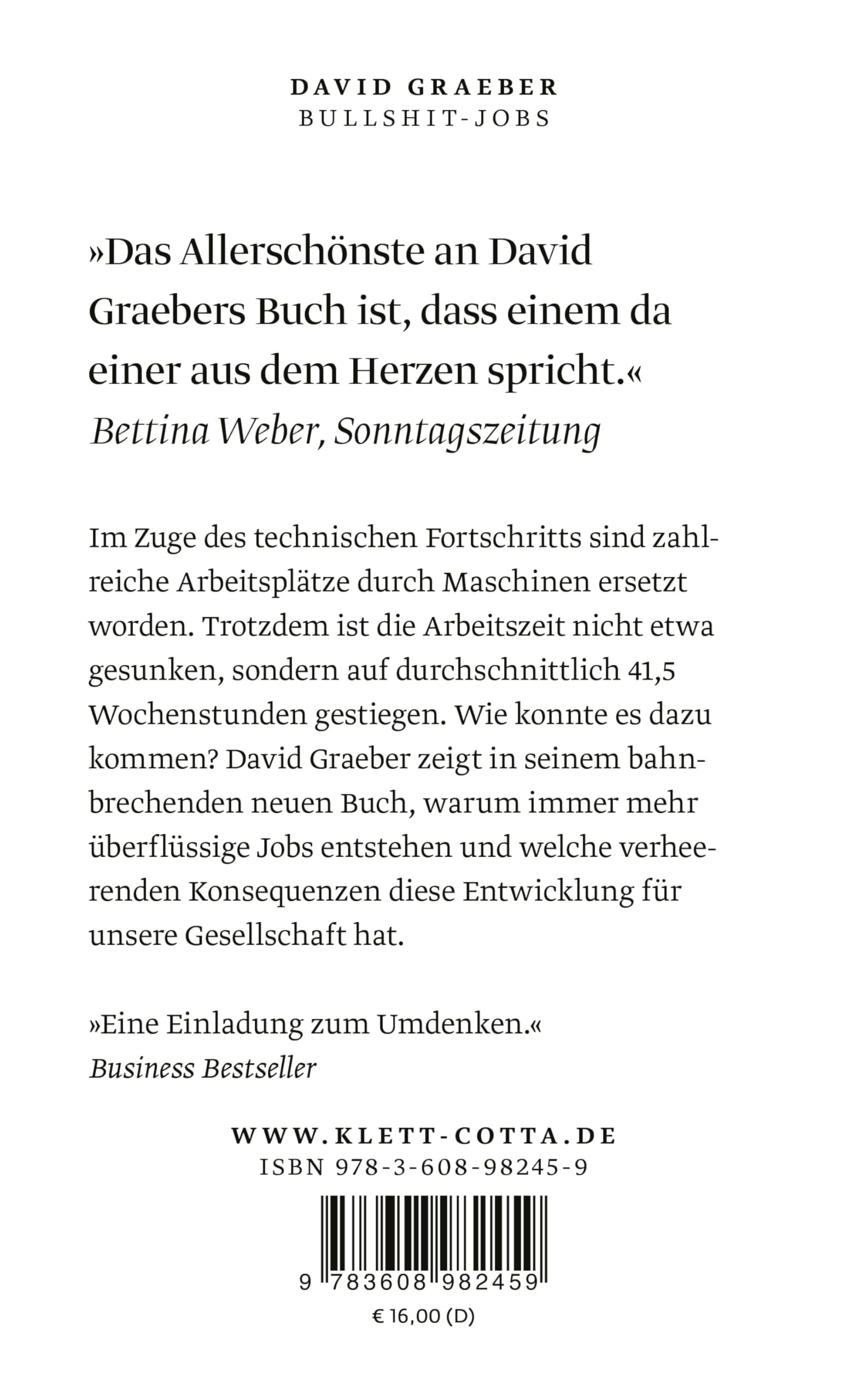 Bullshit Jobs: Vom wahren Sinn der Arbeit