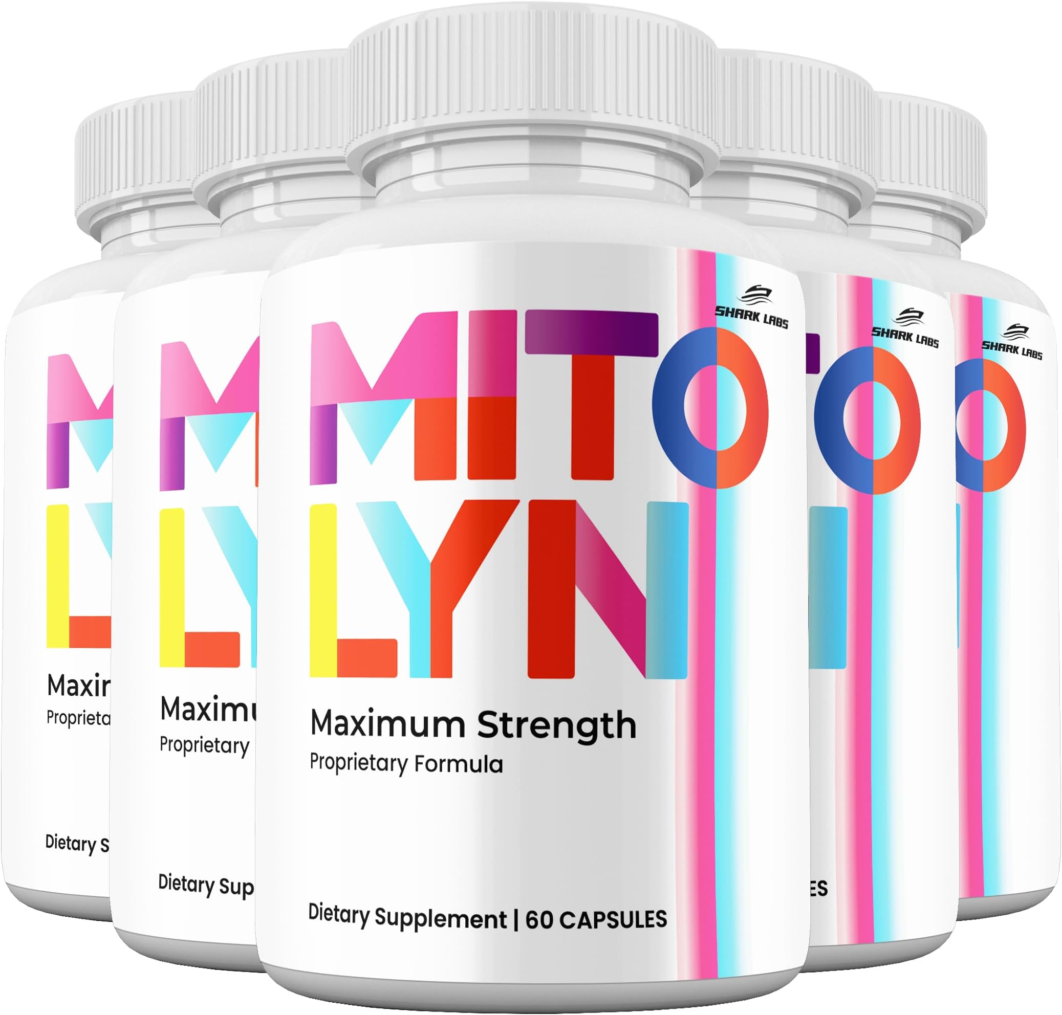 (5 Pack) Mitolyn Capsules, Advanced Formula Supplement, Mito Lyn Pills Official Maximum Strength Support