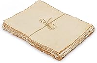 Vista 12 de LEATHER VILLAGE Papel de Acuarela - 6 X 4 pulgadas, 50 Hojas - Papel de Acuarela para Medios Mixtos - 150 GSM Papel Grueso de Algodón Virgen Hecho a