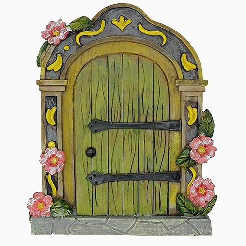 MUAMAX Fairy Garden Door Accessories Fairy Doors Wall Outdoor Mystical