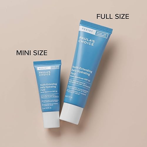Miniatura 10 de Paulas Choice RESIST - Hidratante facial líquido hidratante diario SPF 50 protección UVA y UVB manzanilla y vitamina E protector solar para piel