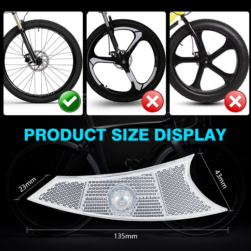 Lumière de Roue de Vélo Rechargeable Multicolore avec Capteur de Mouvement, Résistante aux Intempéries éclairage de Roue de Vélo de Nuit 2 Modèle D'éclairage de Vélo pour Adulte Enfant 4PCS