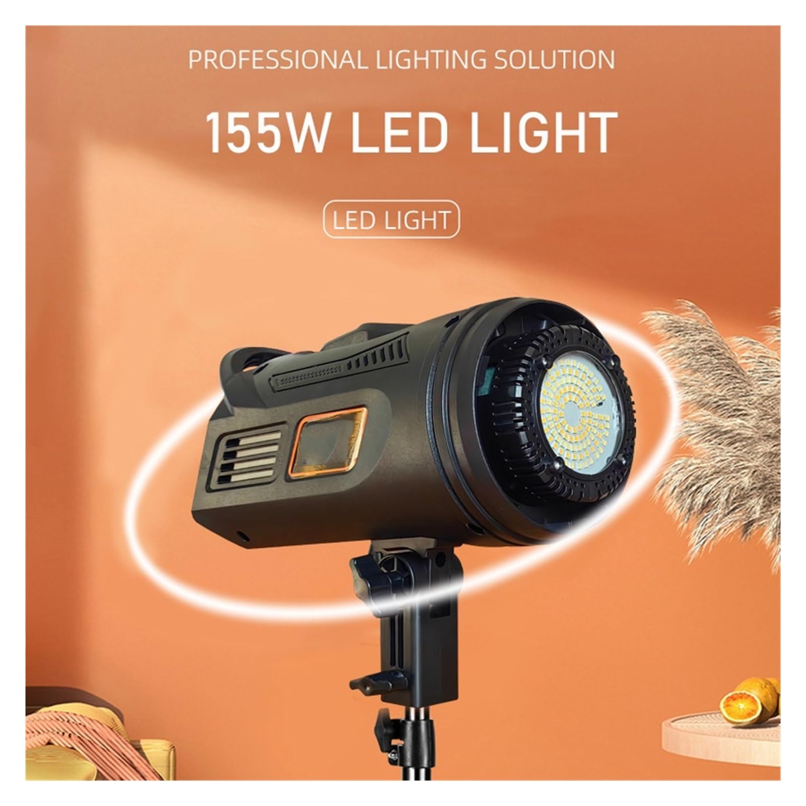 100W Lampa Błyskowa Studyjna Z Mocowaniem Do Lampy Błyskowej Monolight Pilotem Fotografii Ślubnej, Portretowej I Reklamowej DoskonałA Jasność(LIGHT)