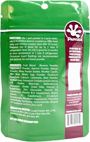 Watermelon Pangea Fruit Mix Complete Gecko Diet 2 oz - 4