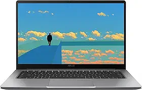 ASUS Chromebook Cx14, Laptop com Tela Ips Led Fhd de 14" (1920 X 1080), Processador Intel Celeron N4500, 4 Gb de Memória, 64 Gb de Armazenamento Emmc, Cor Cinza Claro, Sistema Operacional Chrome