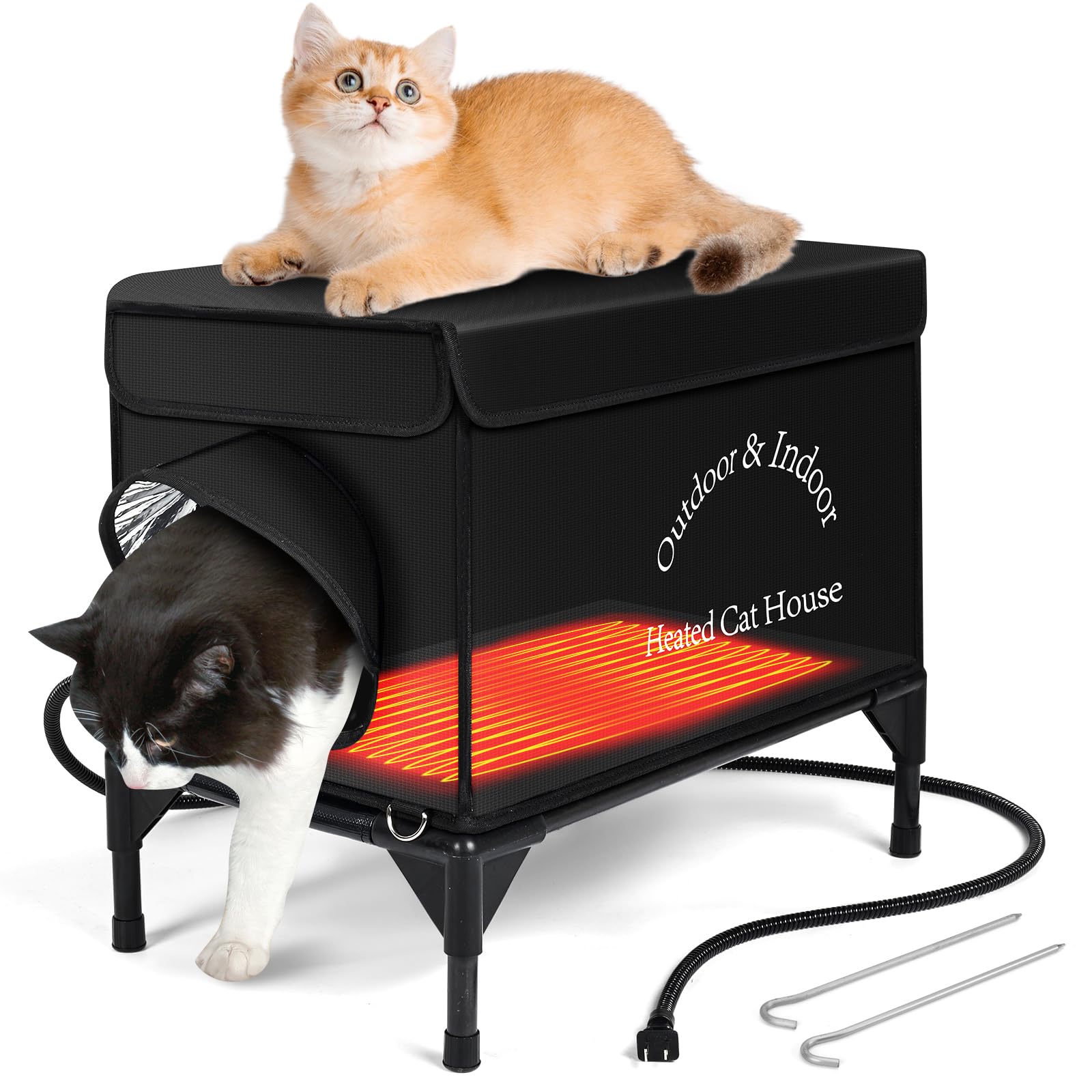 Niche Chauffante Pour Chat D'intérieur – Lit Chauffant Pour