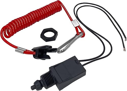 F.S.P Interruptor de matanza y cordón de seguridad de repuesto para OMC Johnson Evinrude Sierra MP28870, 432230, 585134