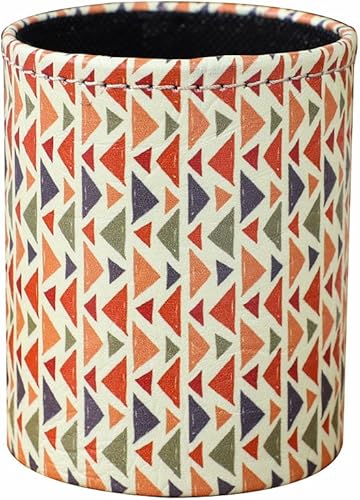 Miniatura 5 de Golden Look Patrón geométrico PU cuero lápiz titular escritorio organizador PH42 PH42,PH35,https://www.amazon.com/dp/undefined