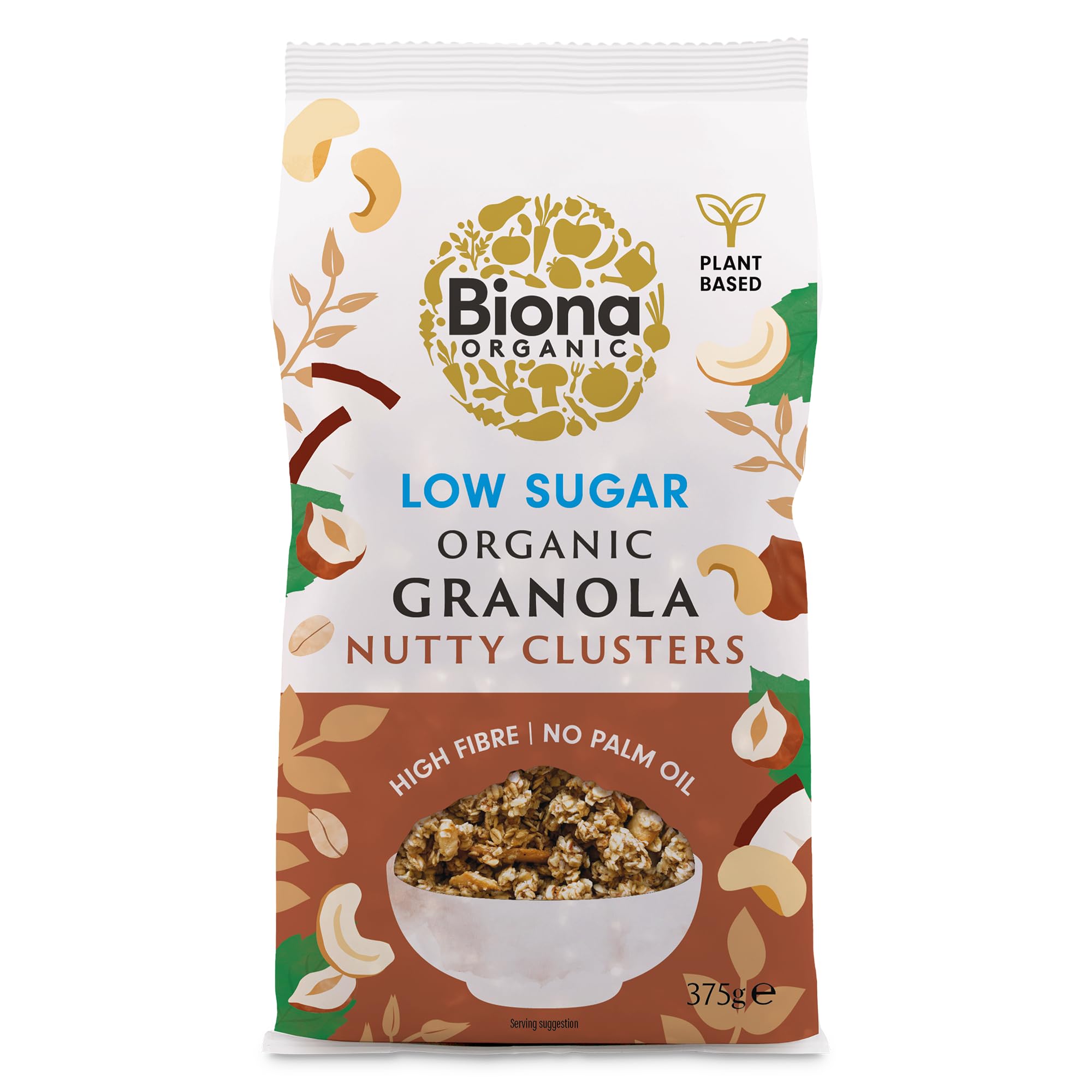 Biona Granola - Nutty Clusters -Low Sugar Organic