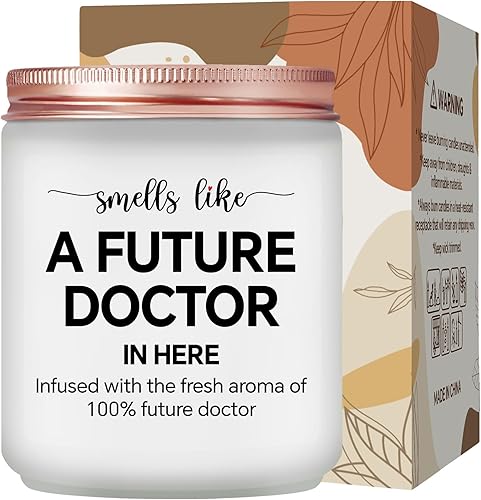 Maybeone Regalos de doctorado para mujeres, regalos de graduación de doctorado, regalo de vela "A Truly Great Doctor is Hard to Encontrar", regalos