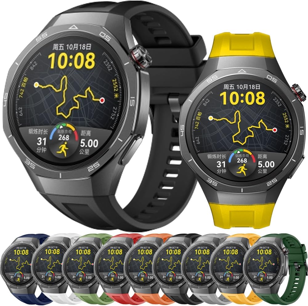 22mm Smart Watch Strap For 5 Pro 46mm Official Silicone Bracelet Soft Sport Wrist Band Watchbands