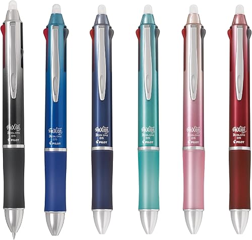 Miniatura 6 de Pilot Frixion Ball 3 - Bolígrafo de metal, cuerpo rojo degradado (LKFB-150EF-GRR)