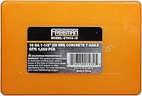 Vista 8 de Freeman Clavos en T de hormigón Calibre 14 1-1/2 pulgadas Pegamento combinado Acero galvanizado 1,000 unidades Aplicaciones de madera a