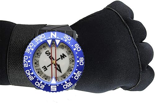Vista 31 de Scuba Choice Brújula de buceo (soporte de muñeca/bungee) – Herramienta de navegación submarina fácil de leer para buceo, diseño duradero con bisel
