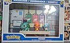 Funko Pop! Pokémon Moments Deluxe – Bulbasaur, Charmander, Squirtle – Neuf
