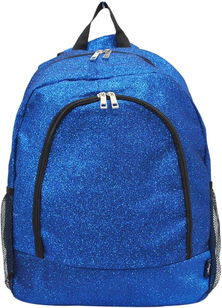 NGIL Canvas School Backpack (Glitter-Royal) - Image 7