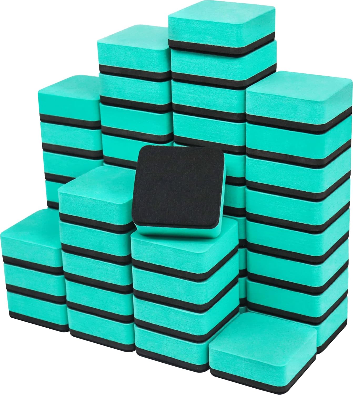 YJWFHPU Mini Dry Erase Erasers, 48 Pack