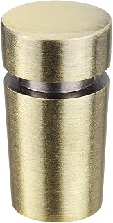 Aspen Creative 24039-41, Solid Steel Finial for Lamp Shade, Steel in Antique Brass Finish, 1-3/8" Height