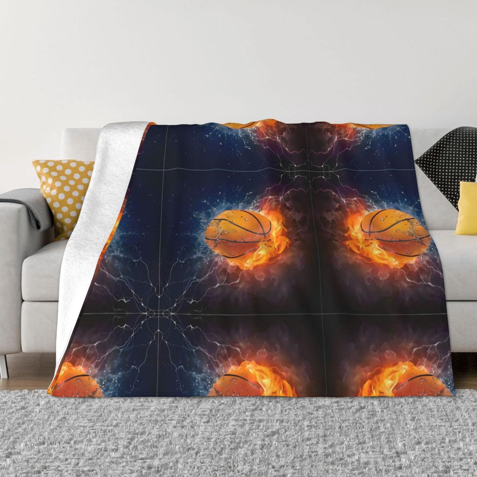 Couverture en flanelle douce anti-froid pour lit et voyage