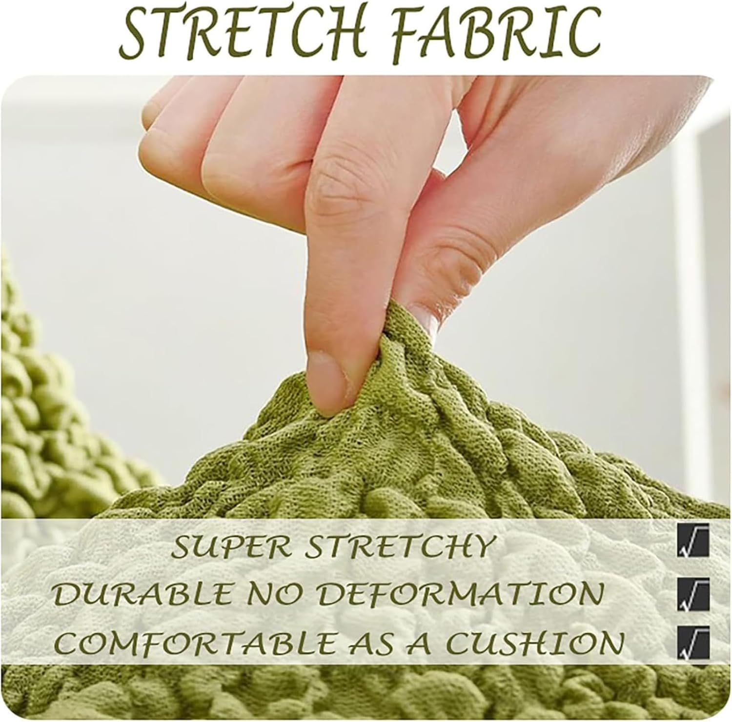 3D Curved Chair Cover, Thickened Elastic Low Back Chair Protector Cover, Machine Washable, for Home Restaurant Hotel Cafe,E,1pcs