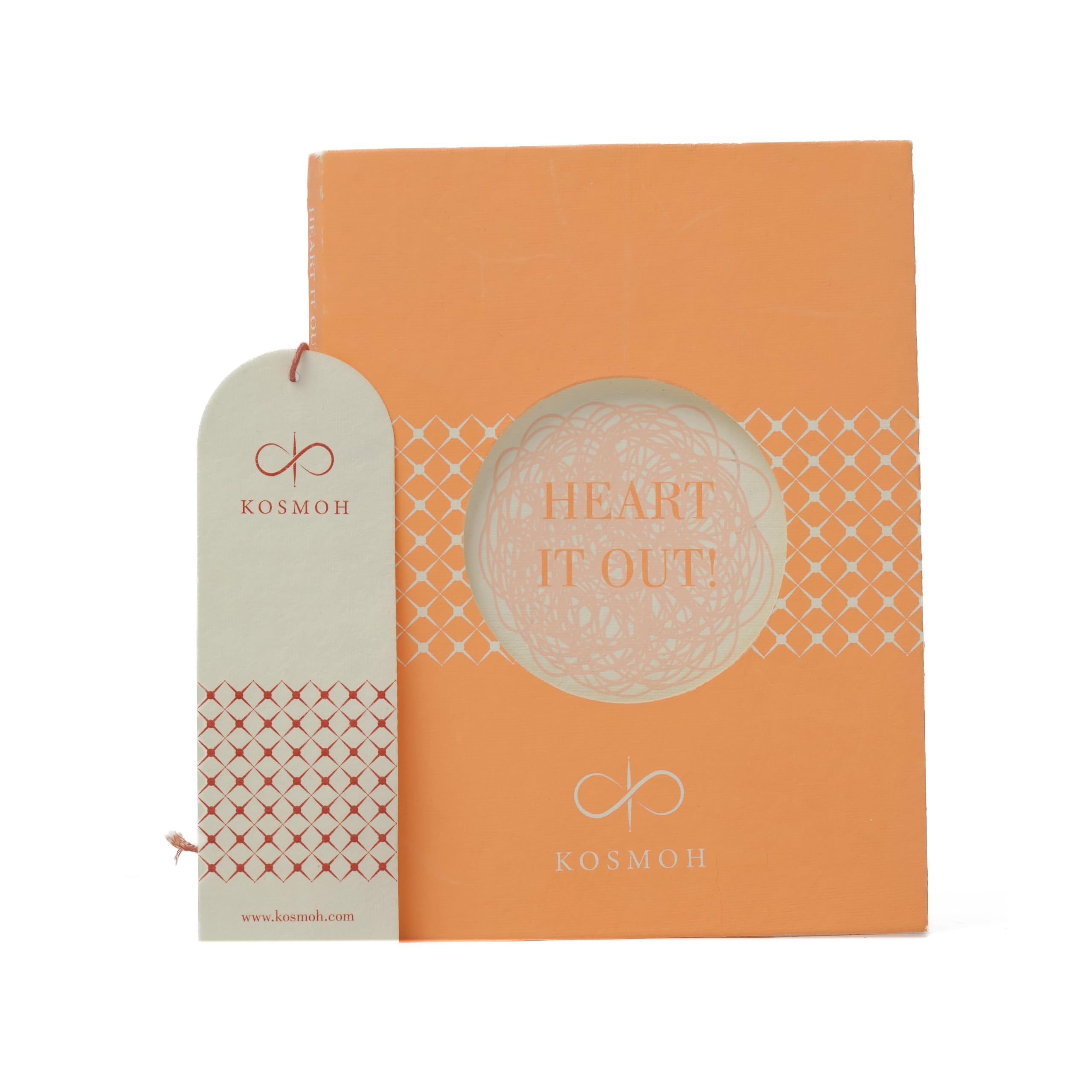 KOSMOH Yoga Journal :Yoga and Meditation Practice Tracker,Guide to Write & Align Your Thoughts, 100% Organic Paper, 98 Pages, Extra Space to Sketch Your Favorite Yoga Poses, Lightly Ruled