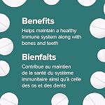 Webber Naturals Vitamine D3 1000 UI, 500 Comprimés, Pour des Os et des Dents Sains, et le Maintien d'une Bonne Santé