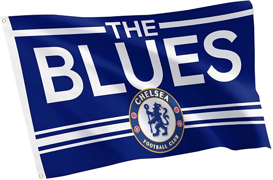 Desert Cactus Chelsea FC Flag 3 x 5 Ft Football Soccer Outside Design F | Officially Licensed CFC Chelsea FC Blues 3x5 Ft Team Logo Banner Merch, Indoor and Outdoor Flag