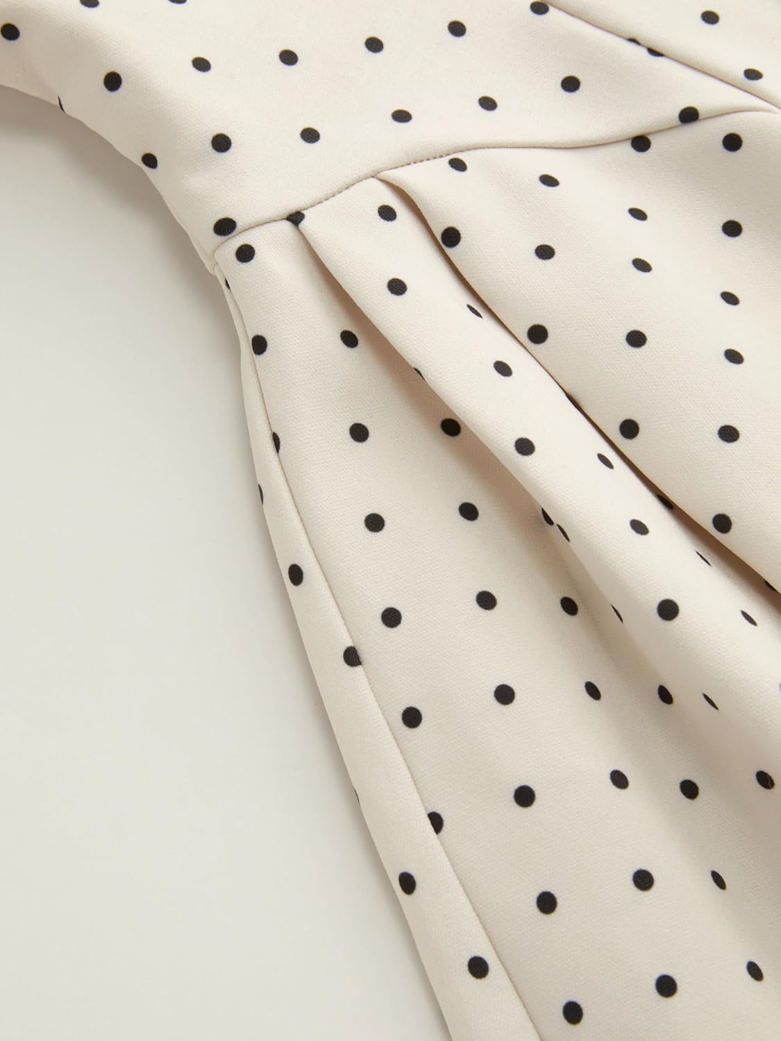 CIDER Womens Polka Dot Dress Vintage Square Neck Casual Long Sleeve A Line Mini Date Night Dress Fall 2025 - Image 3