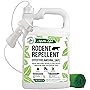 Mighty Mint Peppermint Oil Rodent Repellent Spray with Microfiber Cloth – Natural Indoor & Outdoor Control for Mice and Rats – Plant-Based, Extra-Strong Formula - 1 Gallon (128 oz)